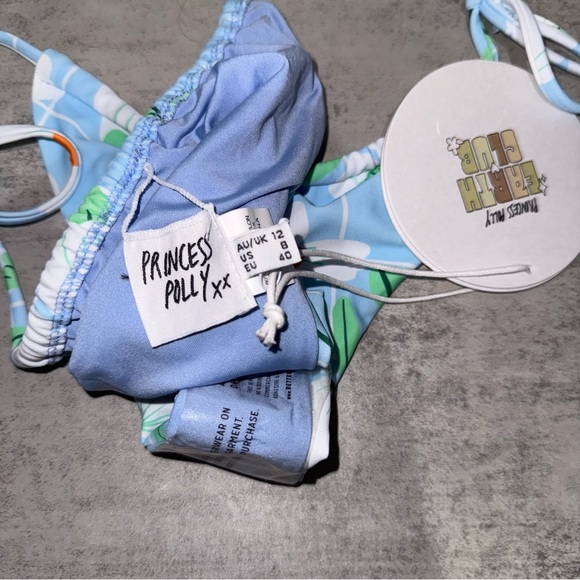 Alisha Bikini Bottoms Blue Size US 8 - Picture 4 of 4